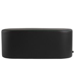 Pouf en cuir Sessio