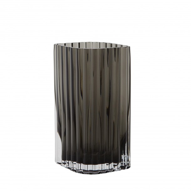 Vase en verre Folium h 20cm