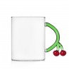 Mug Cerise Fruits and Flowers