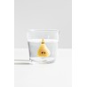 Verre Poire Fruits and Flowers