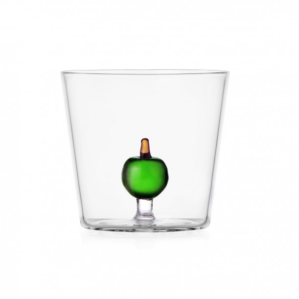 Verre Pomme Fruits and Flowers