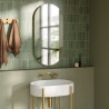 Miroir ovale Pill h 91 cm