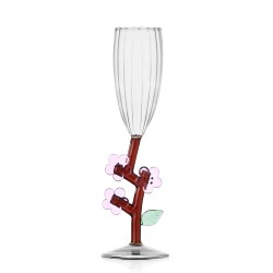 Flûte à champagne Fleur Botanica