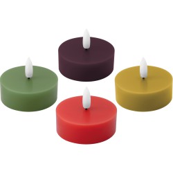 Lot de 4 bougies LED Levi