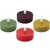 Lot de 4 bougies LED Levi