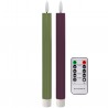 Lot de 2 bougies LED Ruka