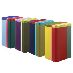 Lot de 4 boîtes en métal Yara