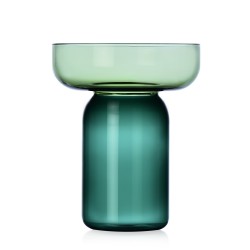 Vase en verre Aura h 25cm