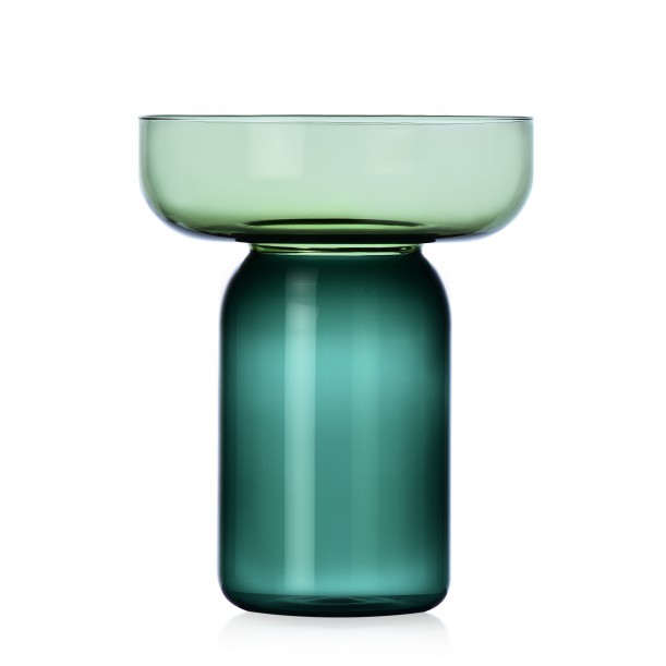Vase en verre Aura h 25cm