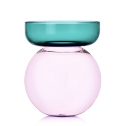 Vase rond en verre Aura h 31cm
