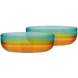 Lot de 2 coupelles en verre