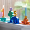 Lot de 12 bougies Candy