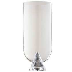 Vase en verre Glacies h 29cm