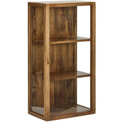 Vitrine en bois h 80 cm