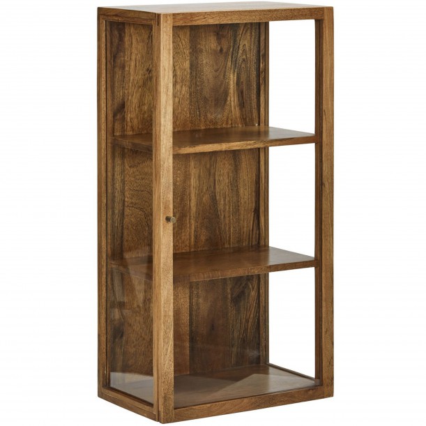 Vitrine en bois h 80 cm