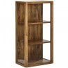Wooden display case h 80 cm