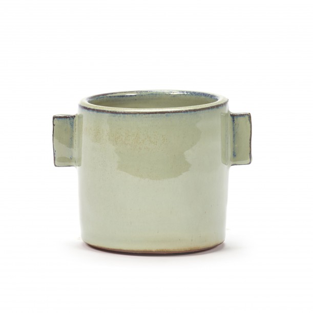 Faience Flower Pot Small