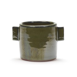 Faience Flower Pot Small