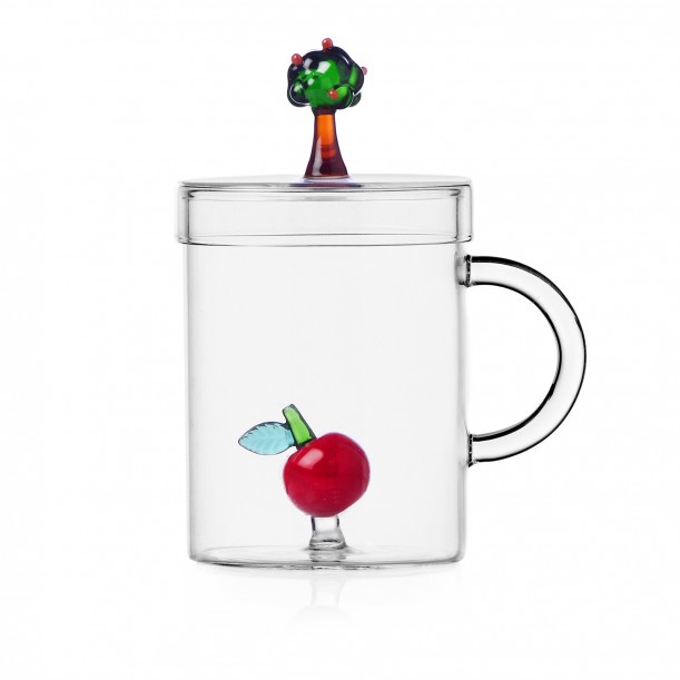 Mug avec couvercle pommier Woodland Tales