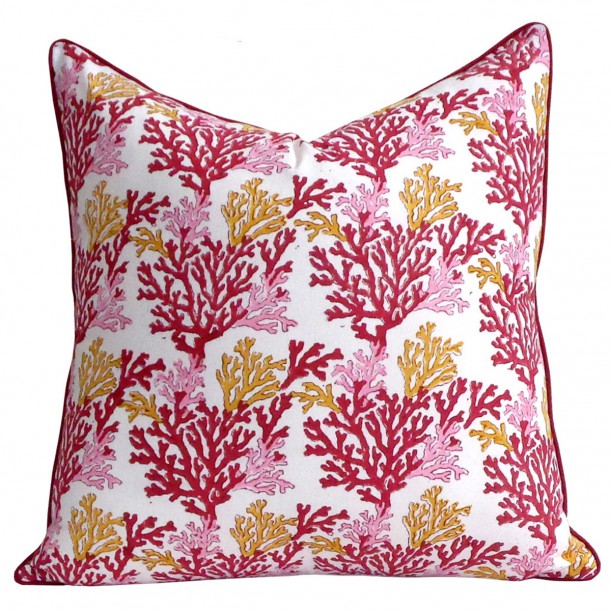 Housse de coussin Red Cora