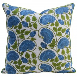 Housse de coussin Kamal Aqua