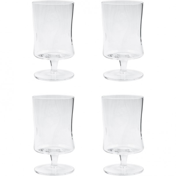 Lot de 4 verres à pied Sand