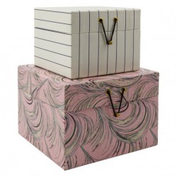 Lot de 3 boîtes Keep h 15 cm