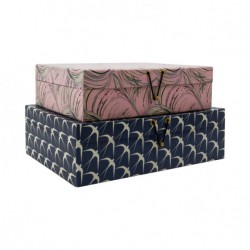 Lot de 3 boîtes Keep h 8 cm