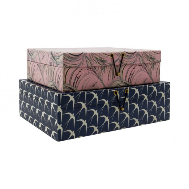 Lot de 3 boîtes Keep h 8 cm