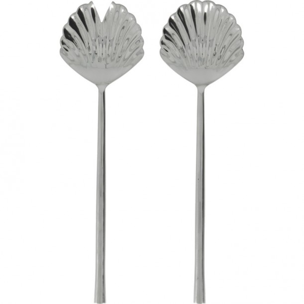 Service à salade en inox Fan