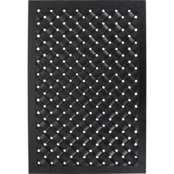 Paillasson en caoutchouc Braid 90 x 60 cm