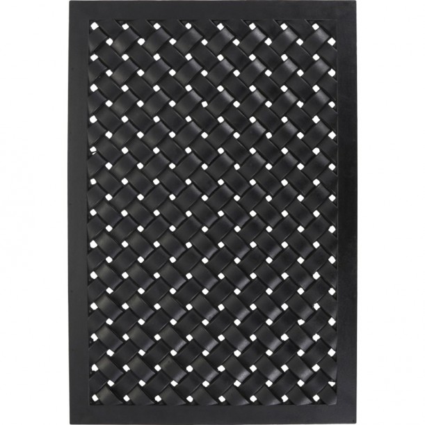 Paillasson en caoutchouc Braid 90 x 60 cm