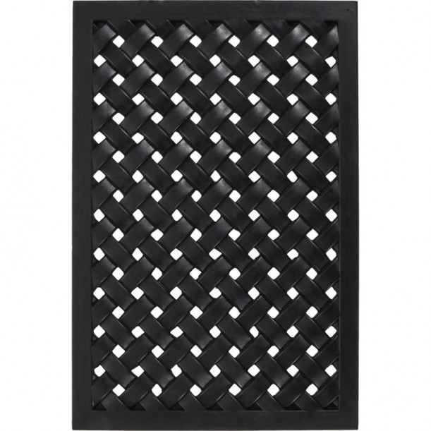 Paillasson en caoutchouc Braid 60 x 40 cm