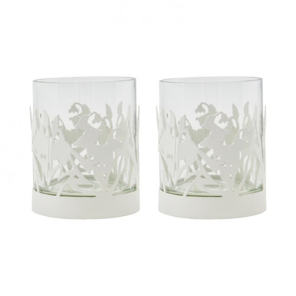 Lot de 2 photophores Lily