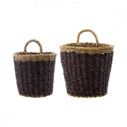 Lot de 2 paniers en osier Here