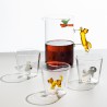 Lot de 4 verres chat Tabby Cat 2