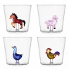 Lot de 4 verres Animal Farm 1