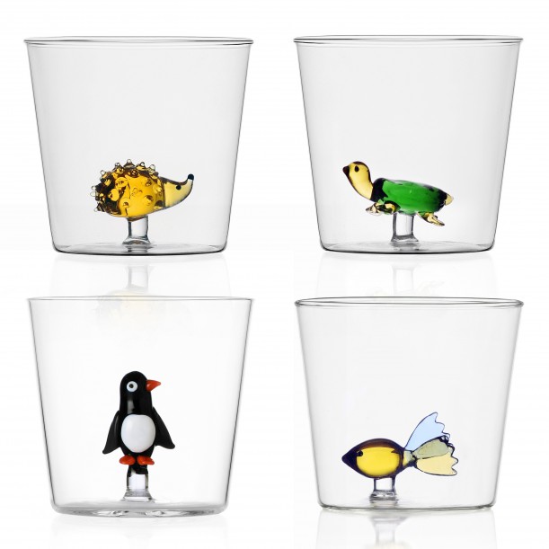 Lot de 4 verres Animal Farm 2