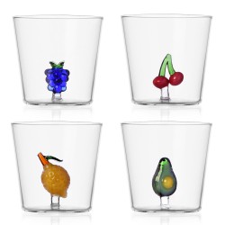 Lot de 4 verres Fruits
