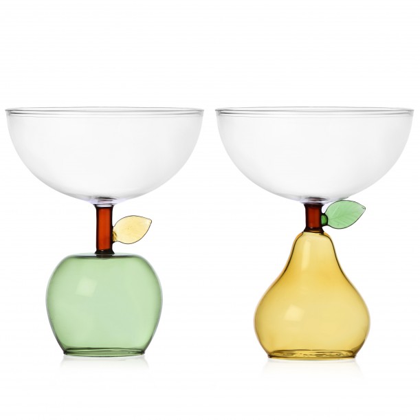 Lot de 2 bols Fruits and Flowers