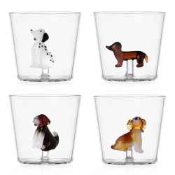 Lot de 4 verres chat Tabby Cat 2