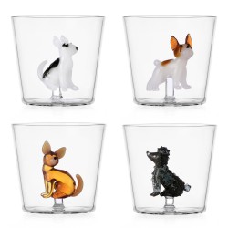Lot de 4 verres Dogs 1
