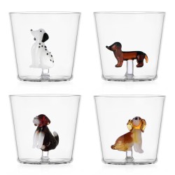 Lot de 4 verres chat Tabby Cat 2