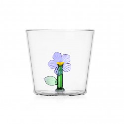 Verre fleur lilas Botanica