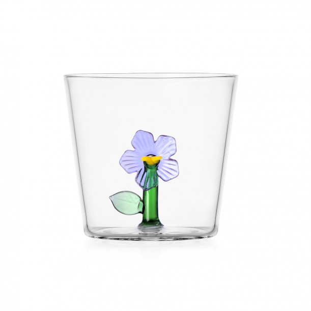 Verre fleur lilas Botanica