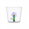 Verre fleur lilas Botanica