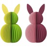 Set of 2 paper Bunny decorations