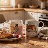 Coffret de 2 mugs Elephant et Girafe Carnival