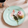 Assiette Perroquet 24cm Yvonne Ellen