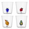 Lot de 4 verres Fruits